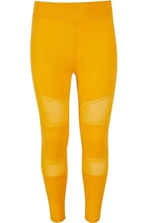 Urban classics Mädchen Girls Tech Mesh Leggings Hose, , 146/152