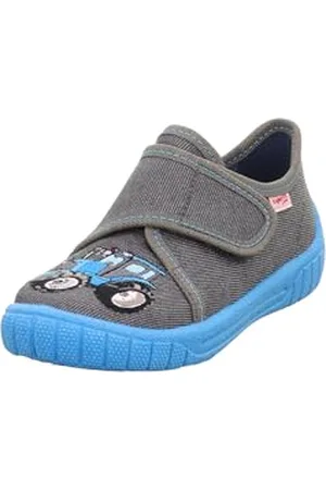 Superfit Bill Hausschuh, Grau/Hellblau 2060, 37 EU
