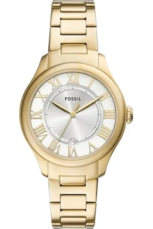 Fossil Damen Analog Quarz Uhr mit Edelstahl Armband ES5395
