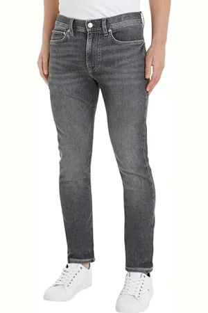 Tommy Hilfiger Herren Jeans Layton Extra Slim Fit, Grau (Heron Grey), 28W / 32L