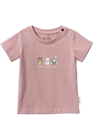 Sterntaler T -Shirt Jersey friends Hase Happy - Mädchen T -Shirt für Babys aus weichem Baumwolljersey - T -Shirt Baby mit kurzen Ärmeln für warme Sommertage - , 56