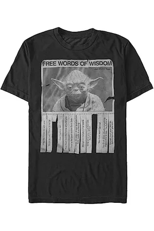 STAR WARS Herren Words of Wisdom T-Shirt, , 4X-Groß