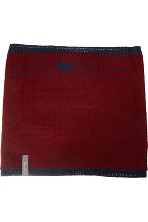 Sterntaler Baby-Mädchen Wende-Strick-Schlupfschal Katze Winter-Schal, , 0