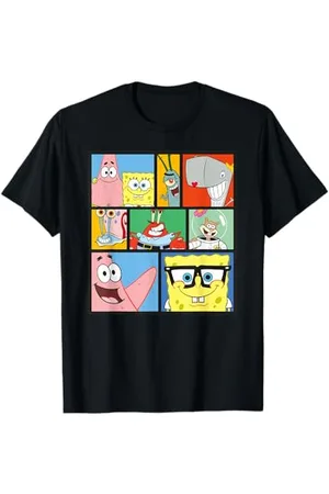 Spongebob Spongebob Schwammkopf Collage 90s cartoon T-Shirt