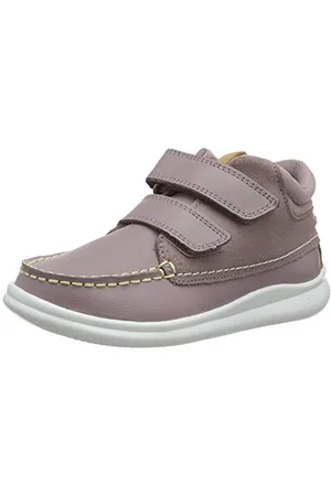 Clarks Mädchen Cloud Tuktu T Hohe Sneaker High-Top, Pink (Pink Combi Lea Pink Combi Lea), 27 EU