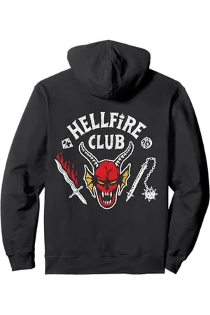 Stranger Things Fan-Memorabilia „Hellfire Club Classic“ mit Logo von Pullover Hoodie