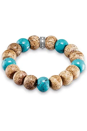 Thomas Sabo Herren-Stretcharmbänder Türkis A1582-355-7-L16