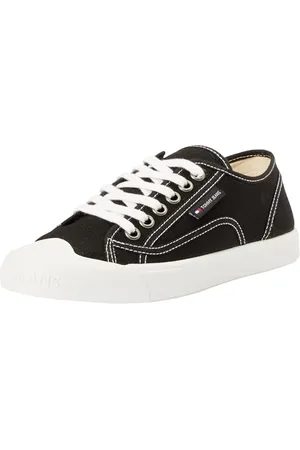 Tommy Hilfiger Herren Sneaker Flexible Outsole zum Schnüren, (Black), 46