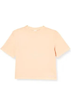 QS by s.Oliver M dchen T-shirt Kurzarm Shirt, Peach, 152 EU