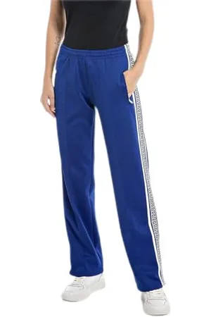 Replay Damen Jogginghose All Over Print, (Blau), XXS