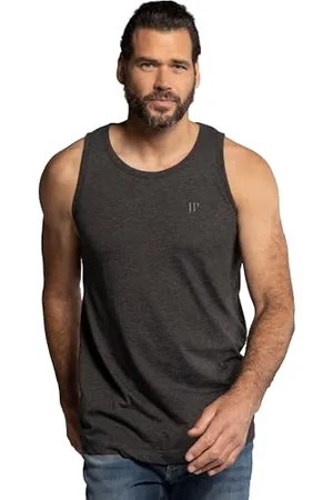 JP 1880 Herren große Größen Übergrößen Menswear L-8XL Tank Top, Basic, ärmellos, bis 10 XL XXL 705145110-XXL
