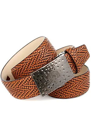 Anthoni Crown Herren Ledergürtel Gürtel, , 105