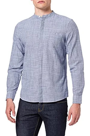 Casual Friday Herren Anton LS CN Structured Shirt Hemd, , M