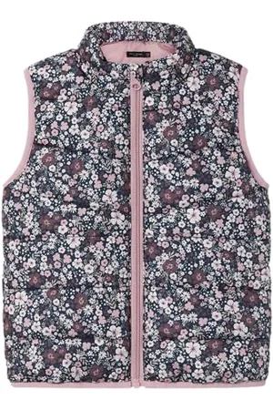 NAME IT Mädchen Nmfmylane Vest Aop2 Steppweste, , 80