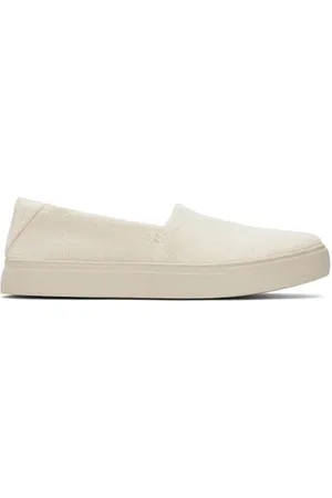 TOMS Damen Kameron Slip-on_Natural Sneaker, Natürlicher zweifarbiger Slub, 36.5 EU