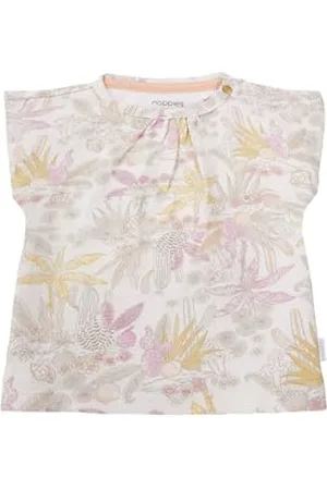 Noppies Baby Baby-Mädchen Girls Tee Nephi Short Sleeve All Over T-Shirt, Pristine-N021, 50