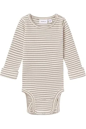 NAME IT Unisex Nbnoribbo Ls Body Langarmbody, , 80