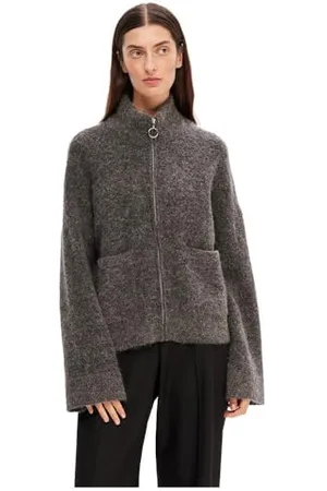 SELECTED Female Strickjacke Zip-up