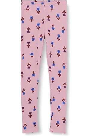 Green Cotton Mädchen Deco Leggings, Pink Haze/Star Blue/Sonic Purple, 104 EU
