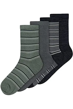 NAME IT Baby-Jungen NKMWAK Wool 4 Pack XXIII Socken, , 146W / 152L