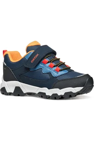 Geox J MAGNETAR Boy B ABX Sneaker, Navy/Avio, 24 EU