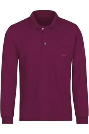 Trigema Damen Langarm Poloshirt aus Baumwolle