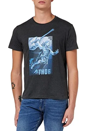 Marvel Herren Metlatmts022 T-Shirt, , L