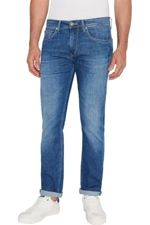 Pepe Jeans Herren Straight Jeans, Blau (Denim-HT4), 38W / 34L