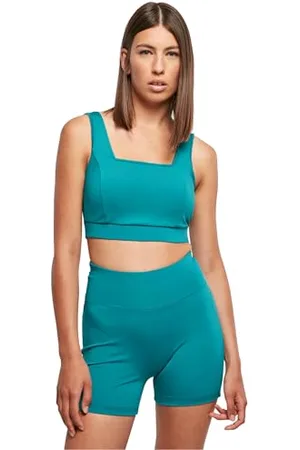 Urban classics Damen TB4801-Ladies Recycled Squared Bra Sport-BH, , XL