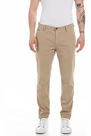 Replay Herren Chino Benni Regular-Fit mit Stretch, (Braun), 30W / 34L