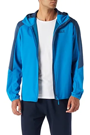 Jack Wolfskin Herren GO Hike Softshell M Oberbekleidung, Blue Pacific, L (4er Pack)