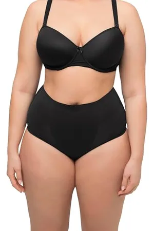 Ulla Popken Damen Miederhose, Bodyforming-Einsatz, High Waist, Shapewear Unterwäsche, , 62-64