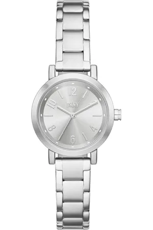 DKNY Damen Analog Quarz Uhr mit Edelstahl Armband NY6695
