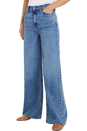 Tommy Hilfiger Damen Jeans Wide Leg High Waist, Blau (Joey), 24W / 30L