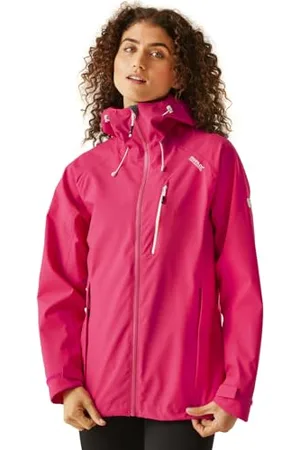 Regatta Damen Ladies Birchdale Waterproof Durable Hooded Jacket Coat Regenjacke, , 40