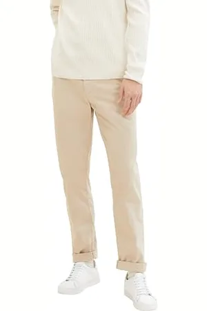 TOM TAILOR Herren Regular Fit Washed Chino Hose, , 31/32