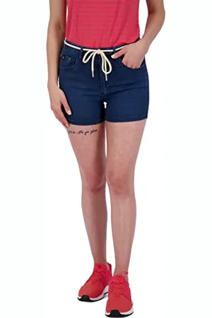 alife kickin ALIFE and Kickin JanaAK DNM A Shorts – Damen Jeans Shorts – Stylische Denim Kurze Hose für Sommer & Freizeit – Bequem & Lässig für Alltag & Urlaub XS