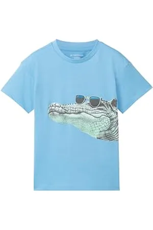 TOM TAILOR Jungen Kinder T-Shirt mit Print, japanese sky, 92/98