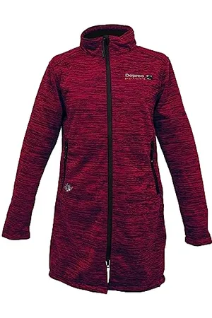 DEPROC-Active Deproc Active Damen Leichter Softshellmantel Kurzmantel Windstopper Softshelljacke Übergangsjacke ELMSDALE Long II Strickfleecemantel, , 40