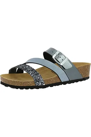 LICO NATURAL GLITTER Damen Pantoletten, , 38 EU