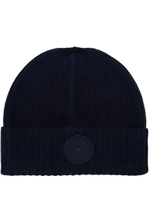 TOM TAILOR Herren 1043440 Beanie Strick-Mütze, 36346-Navy Plaited Tonal Stripe, Einheitsgröße