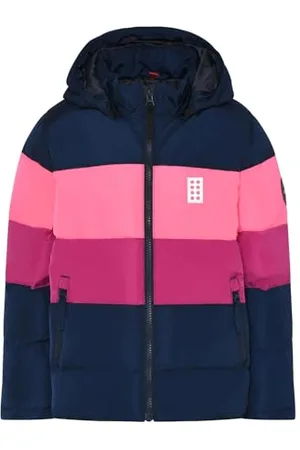 KABOOKI Mädchen Lego Wear Winterjacke 3.000 Wassersäule atmungsaktiv LWJipe 705 Jacke, , 128