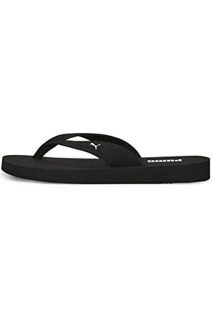 PUMA Damen Sandy Flip-Flop, Black White, 40.5 EU