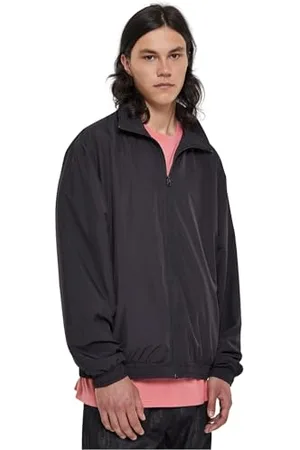 Urban classics Herren TB6228-Wide Track Jacket Jacke, Black, L
