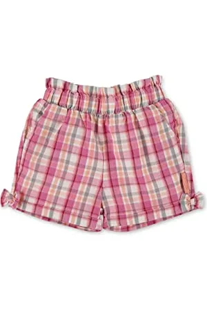 Sterntaler Baby-Mädchen Shorts Karostyle Hose, pink, 68