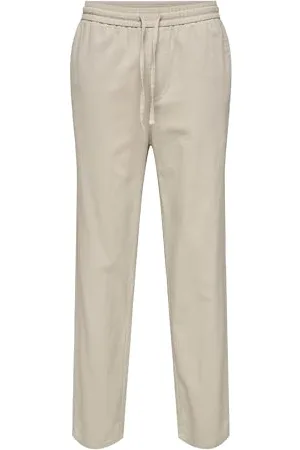 Only & Sons Herren ONSSINUS Loose 0007 COT LIN Pant NOOS Stoffhose, , L