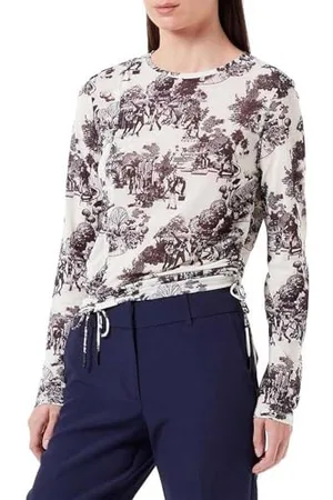 HUGO BOSS Damen Dafuxia Jersey Top, , M EU