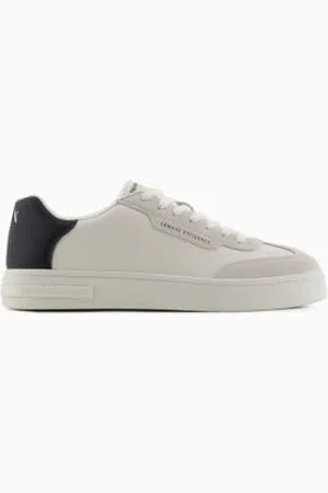 Armani Exchange Male London, Lace up Sneaker, Multicolor, 43.5