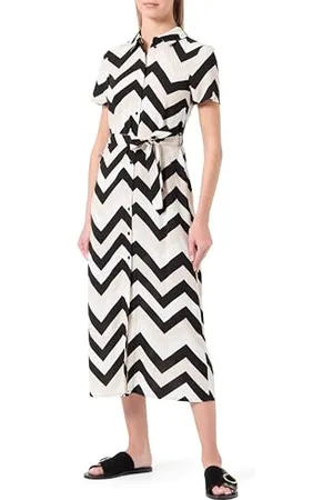 VERO MODA Vmeasy Joy S/S Long Shirt Dress WVN Ga