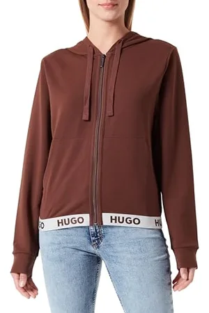 HUGO BOSS Damen Sporty Logo_Jacket Loungewear Jacket, , S EU